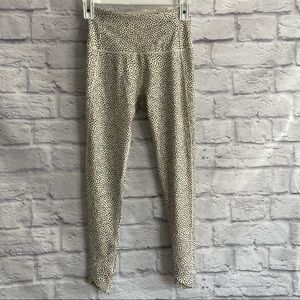 NEW WITH TAGS CALIA CONFETTI DOT ENERGIZE HIGH RISE 7/8 LEGGINGS XS